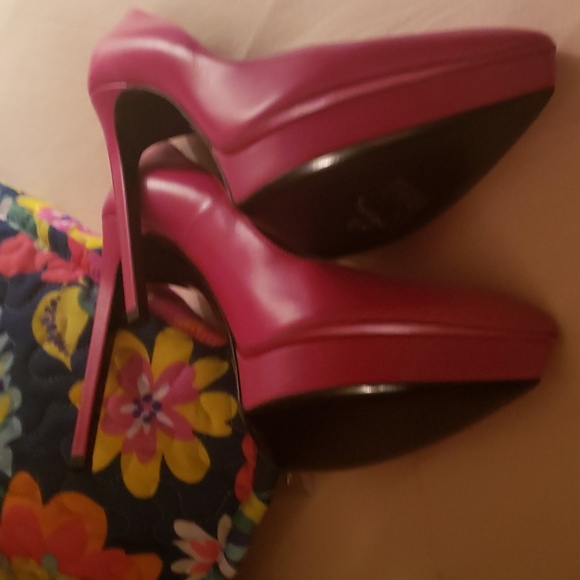 Saint Laurent pink platform pumps. Size 40 - Picture 3 of 6